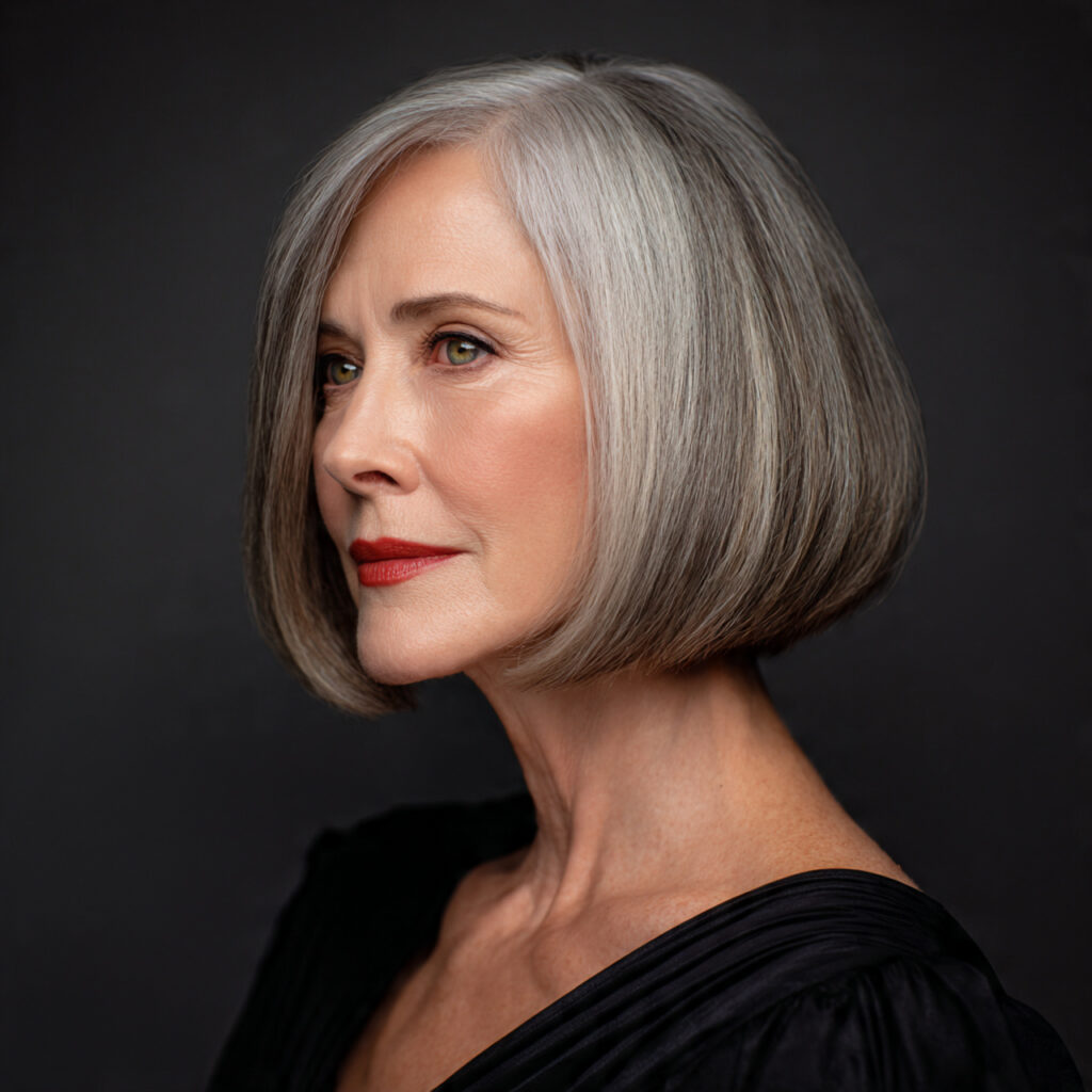 Elegant Bob Hairstyles Ideas for Women Over 50