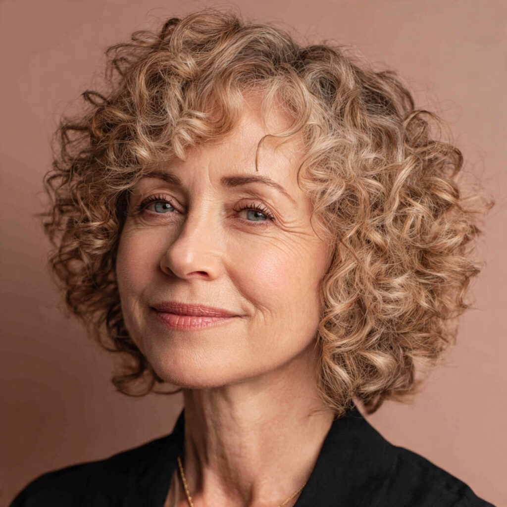 Medium-Length Curly Shape Idea