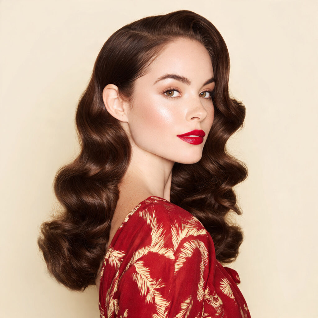 Classic Hollywood Waves Idea