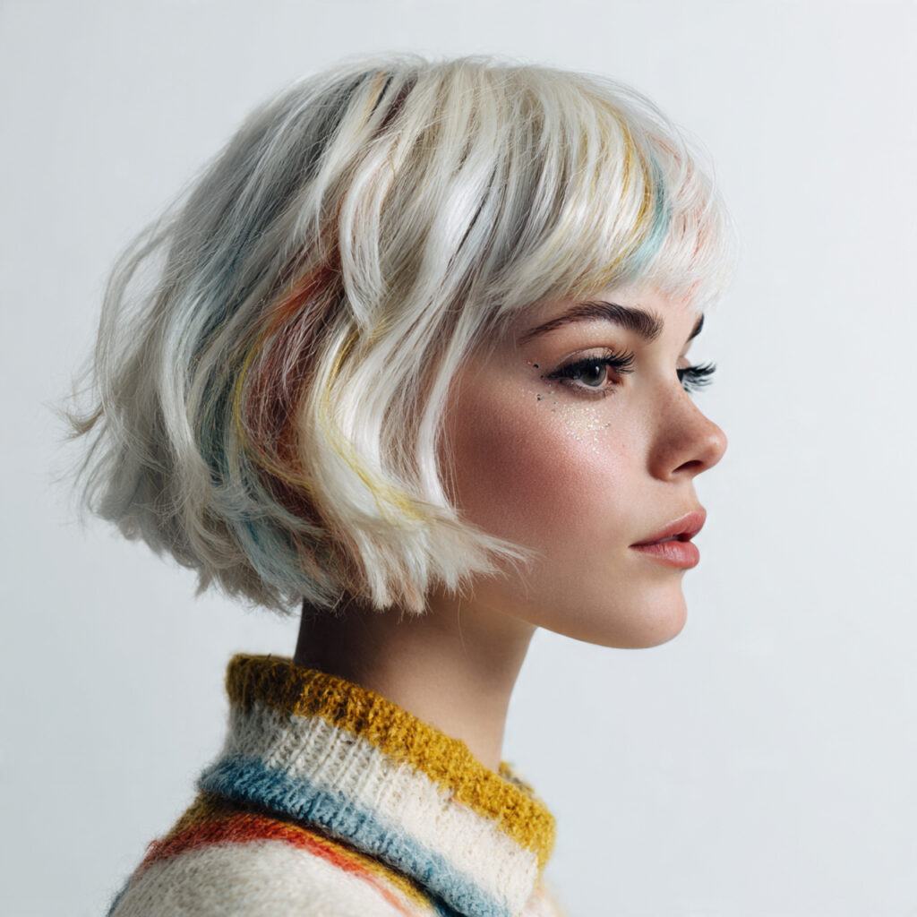 Cropped Bob With Texture Ideas