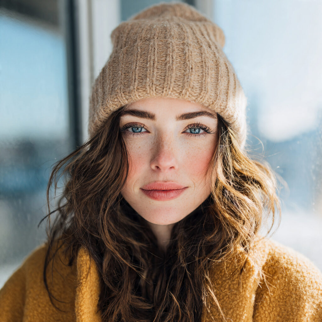 Soft Knit Beanie Hair Ideas