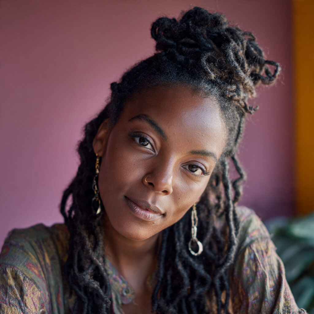 Half-Up Faux Locs Hairstyle Ideas