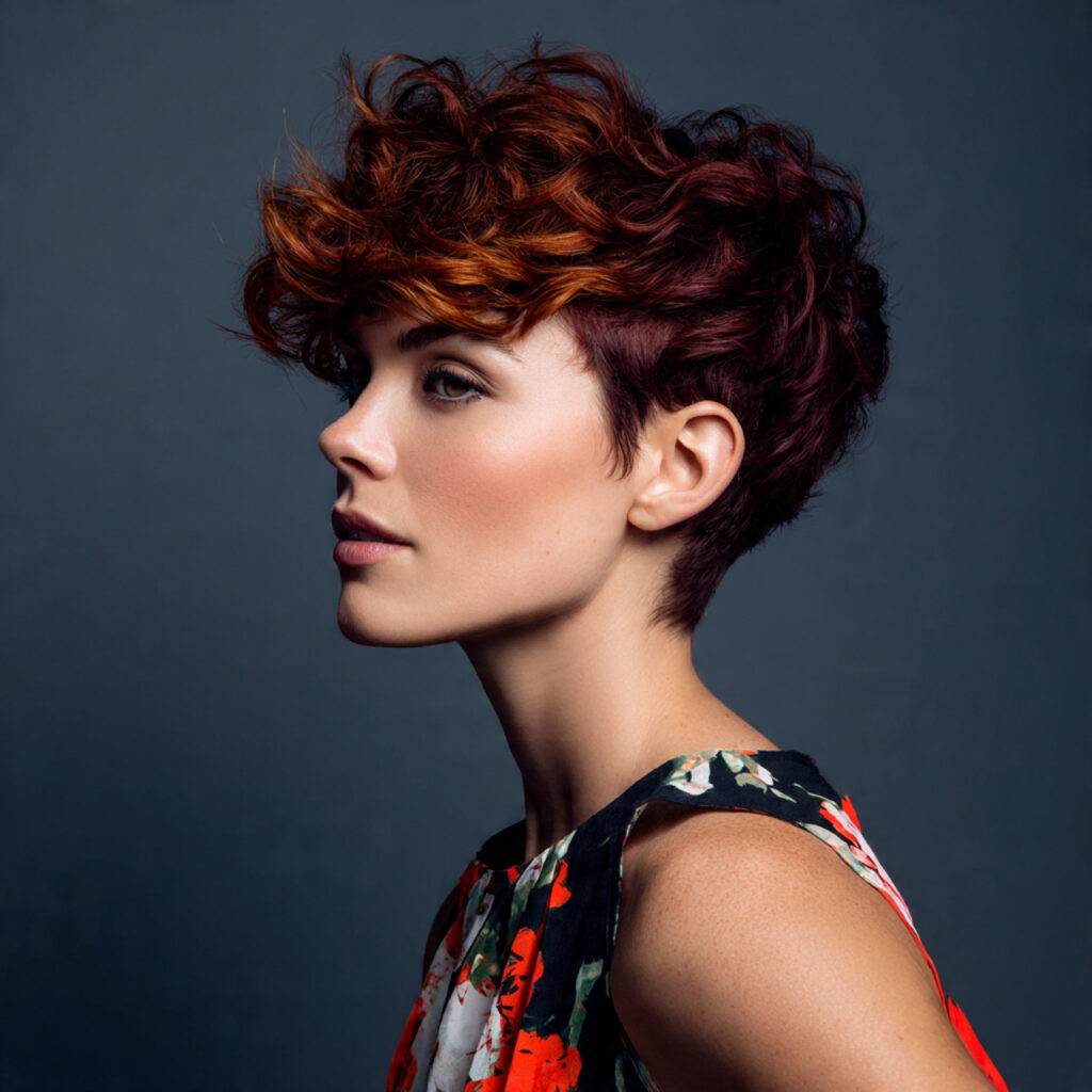 Bold Statement Valentines Day Hairstyle Idea