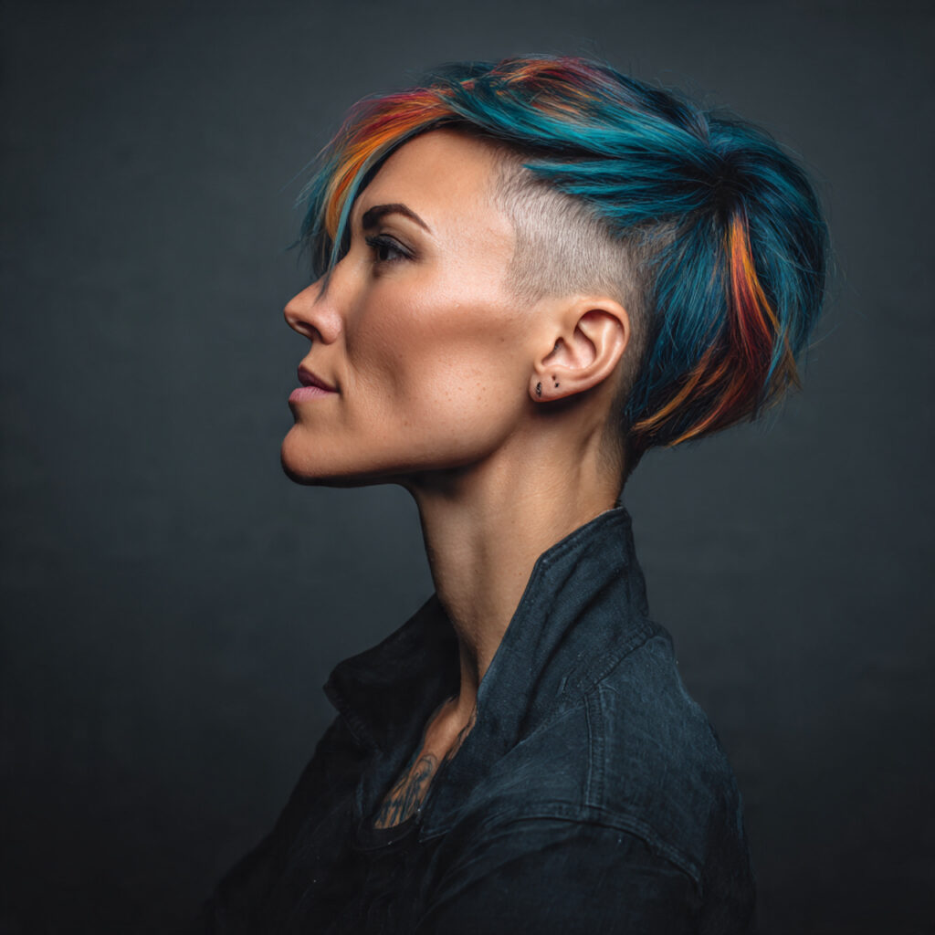 Bold Undercut Pixie Mullet Ideas