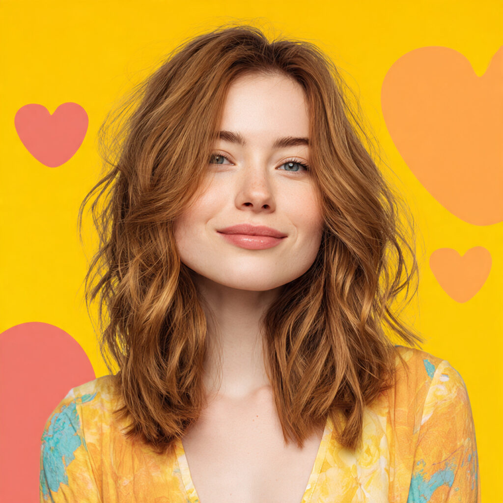 Soft Layered Hairstyles for Heart Shaped Faces