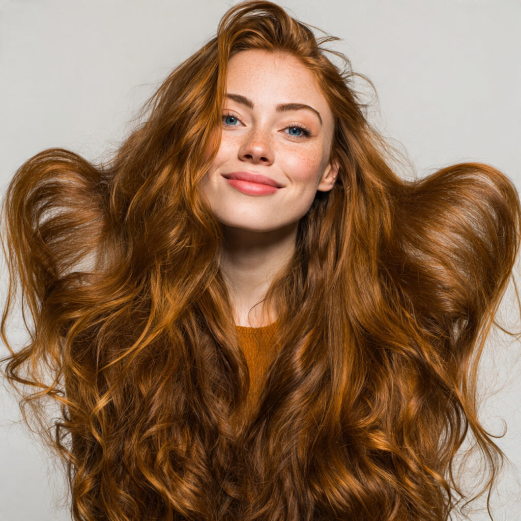 Long Wavy Hairstyles for Heart Shaped Faces