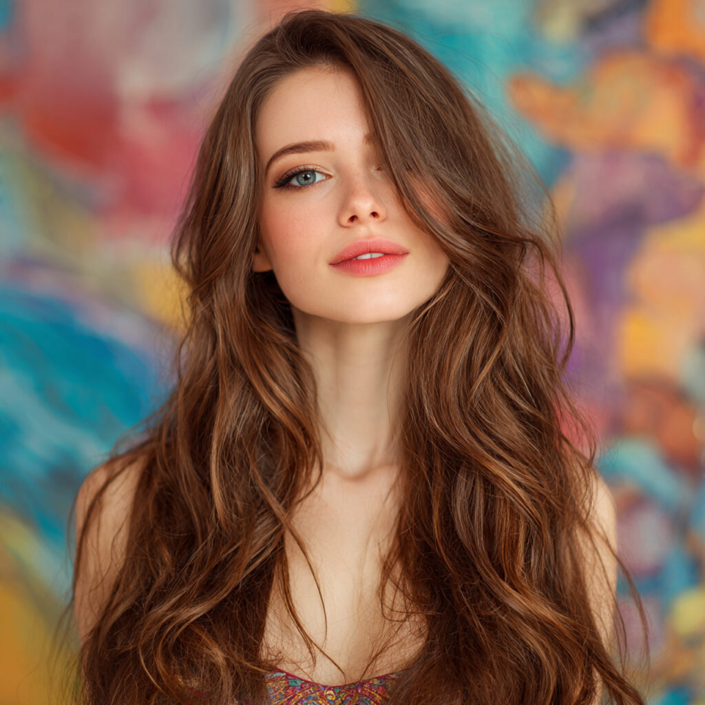 Elegant Long Hairstyles for Heart Shaped Faces