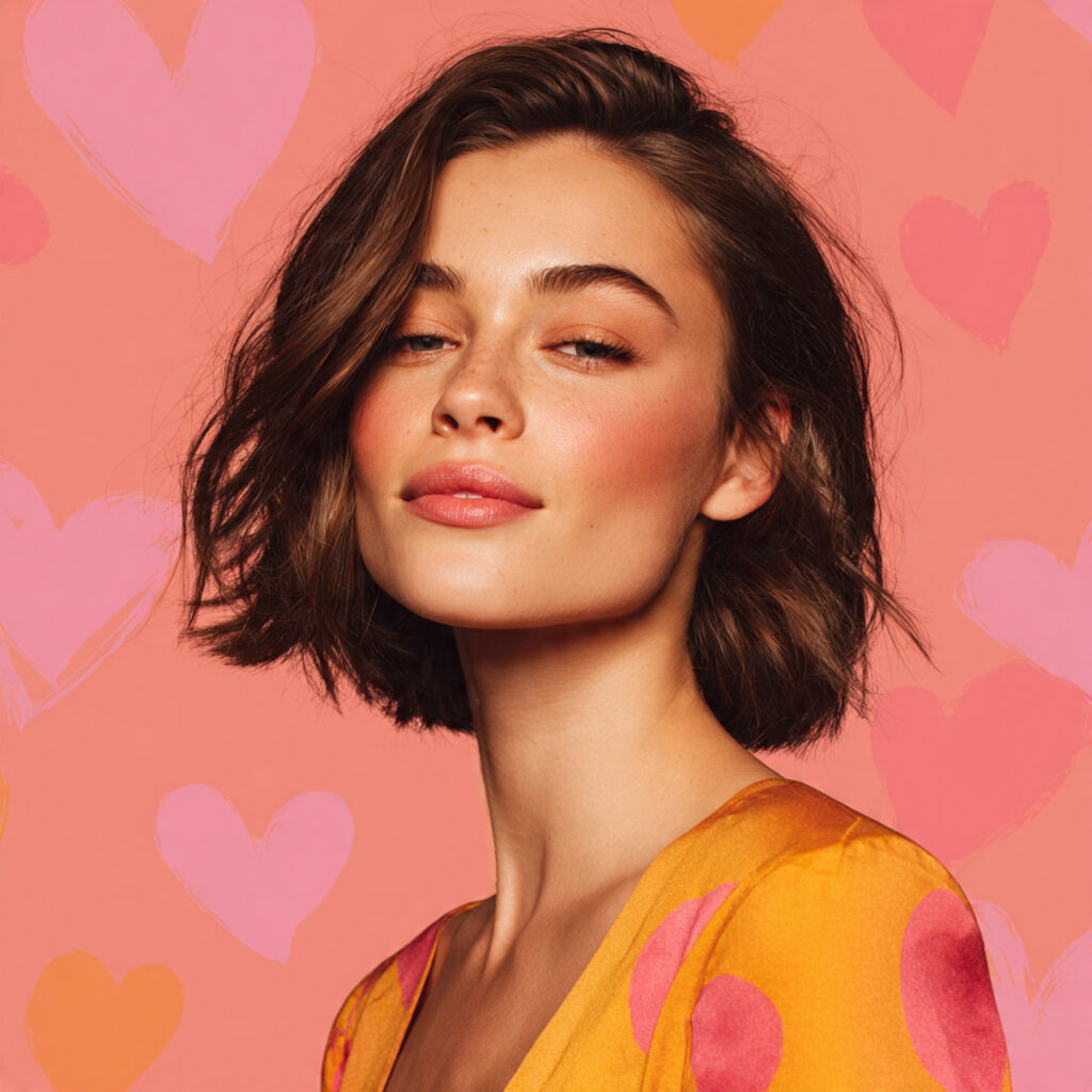 Side-Parted Hairstyles for Heart Shaped Faces