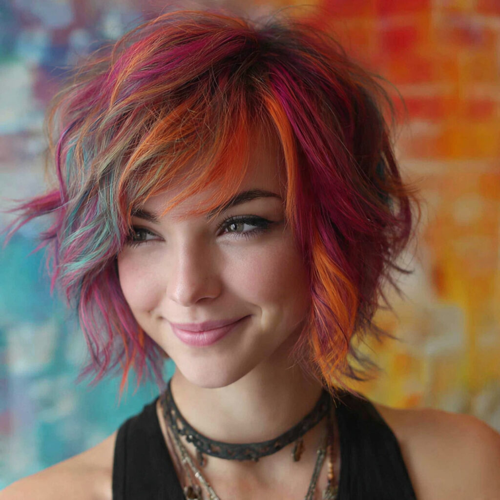 Layered Bixie Cut Idea