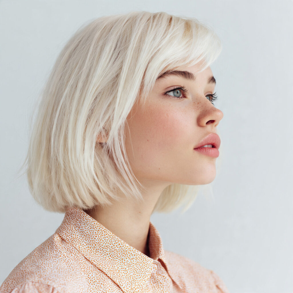 Minimalist Lob Haircut Ideas