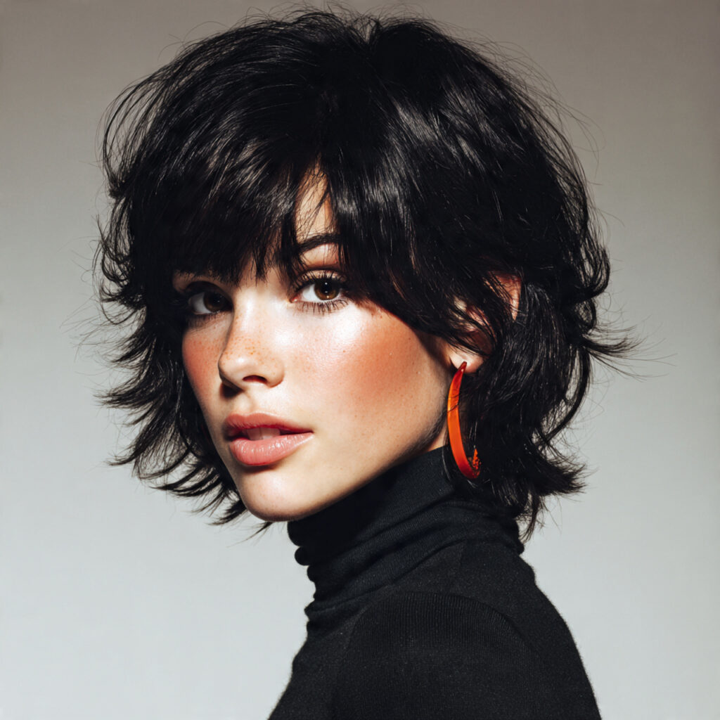 Modern Shag Valentines Day Hairstyle Idea