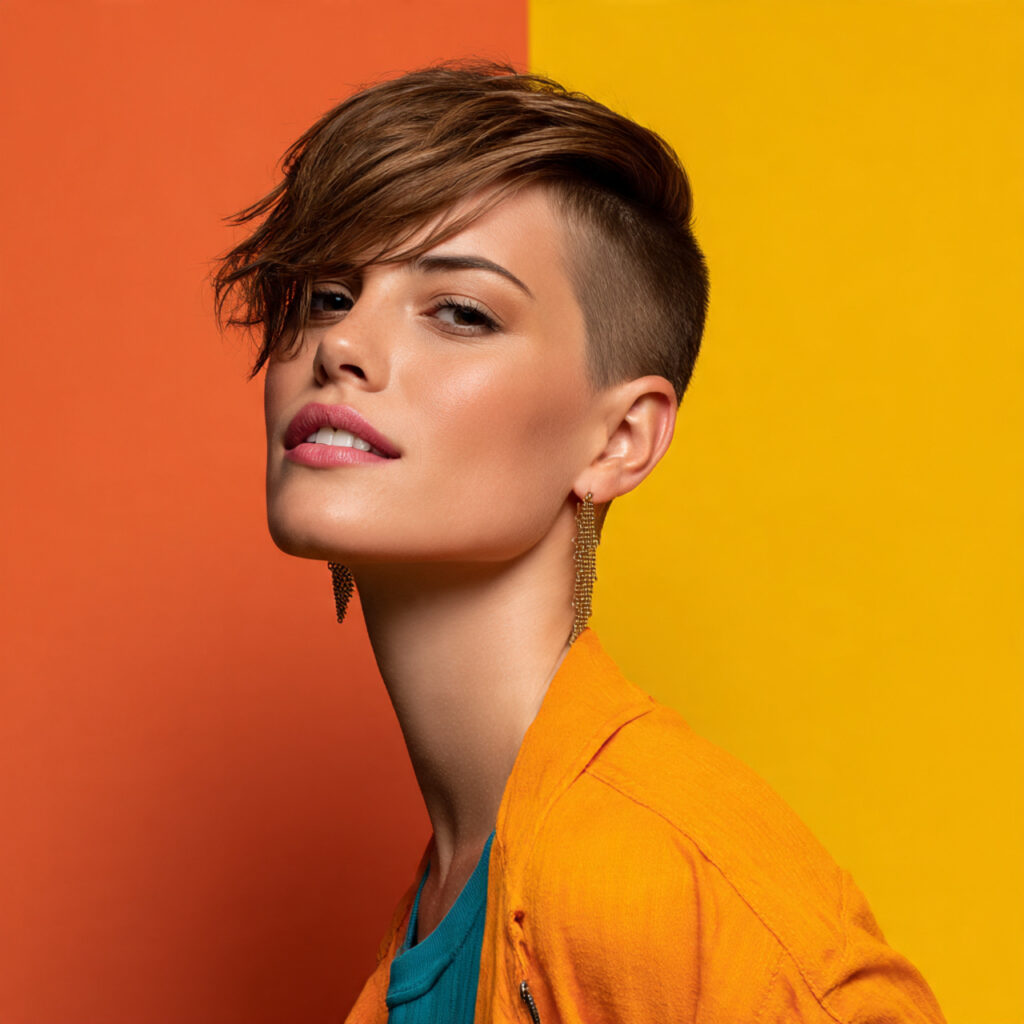 Relaxed Undercut Short Hair Ideas