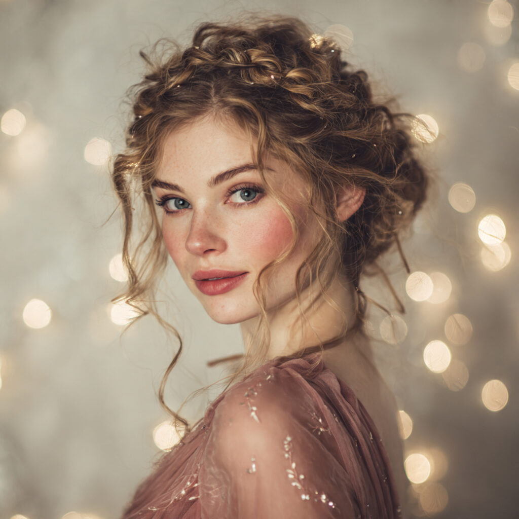 Romantic Festive Hairstyle Ideas