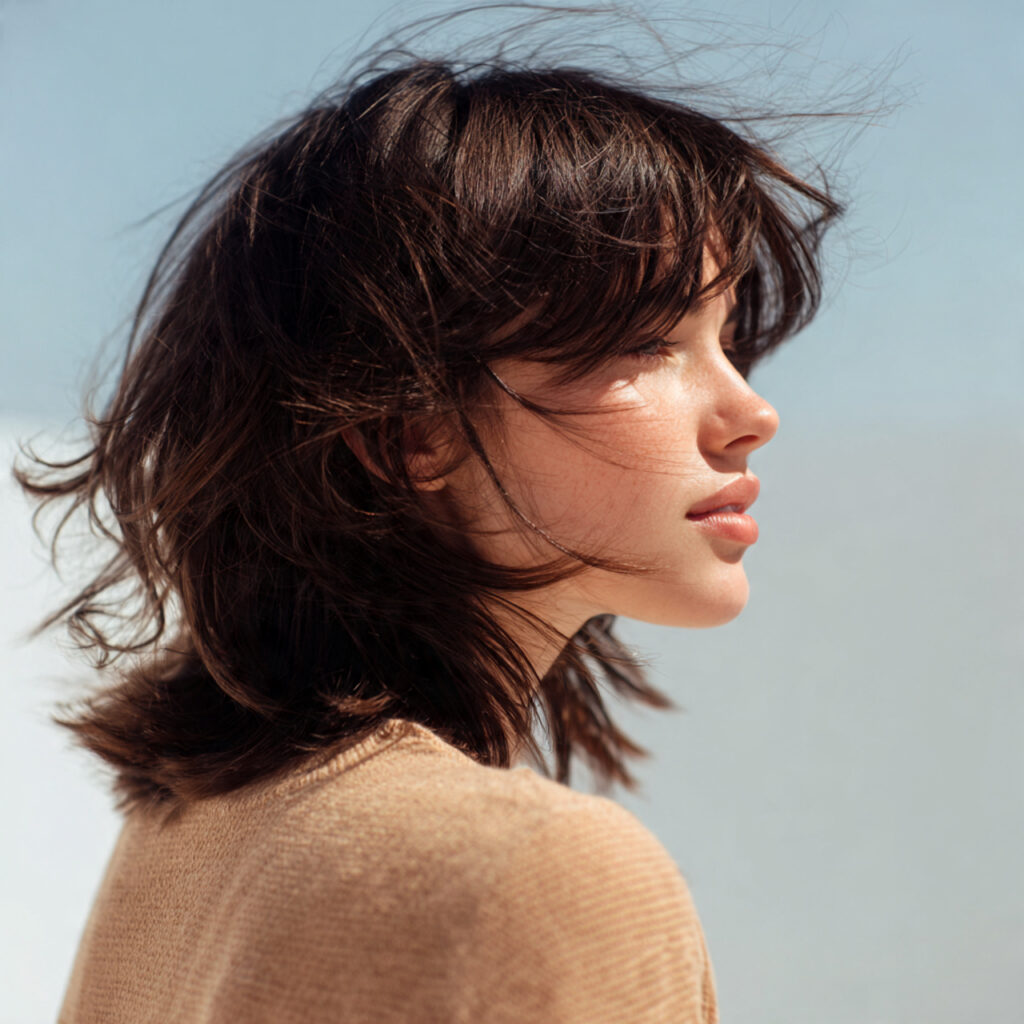 37 Creative Shaggy Mullet Hairstyle Women Ideas for Every Style 34 Shaggy Mullet with Natural Flowing Silhouette Ideas