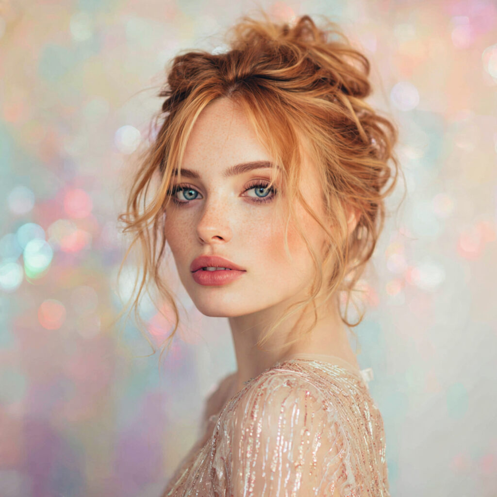 Soft Romantic Festive Hairstyle Aesthetic Ideas