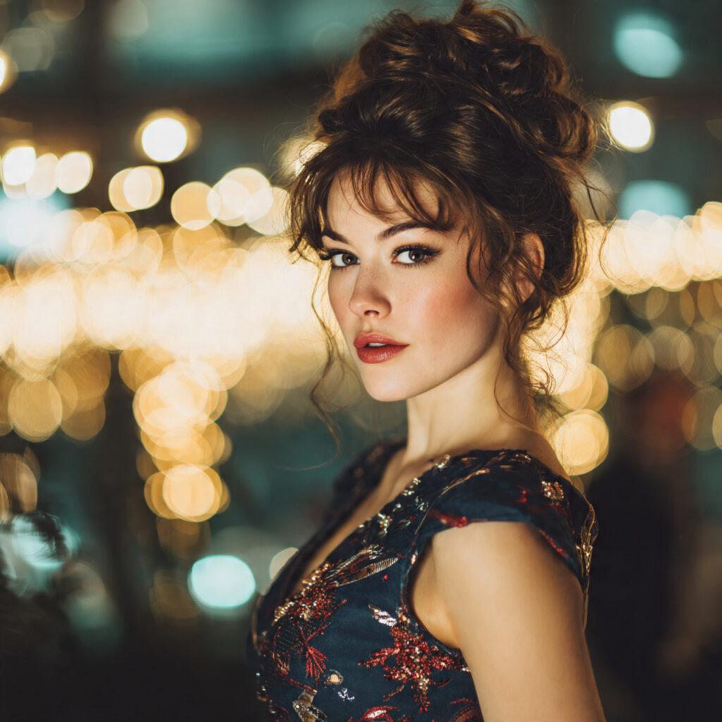 Sophisticated Christmas Party Hairstyle Ideas