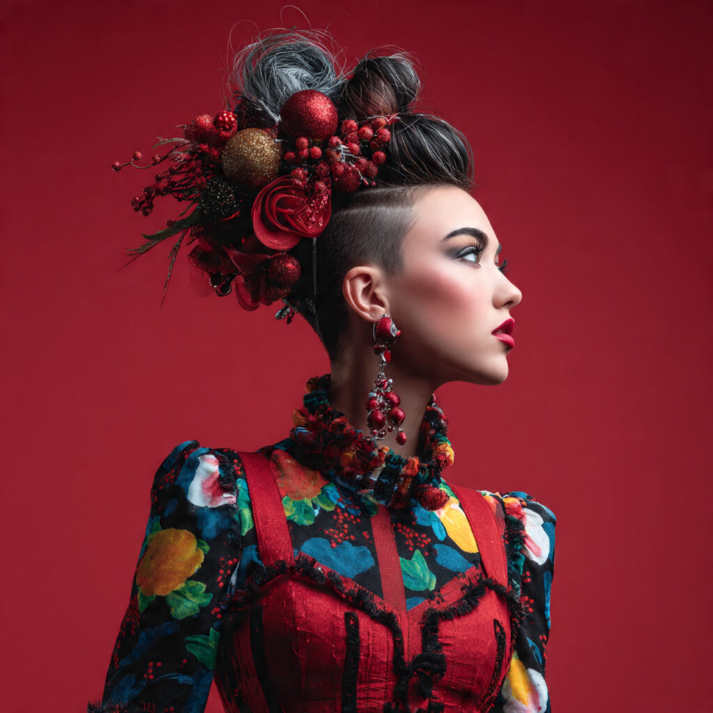 Statement-Making Christmas Hairstyle Ideas