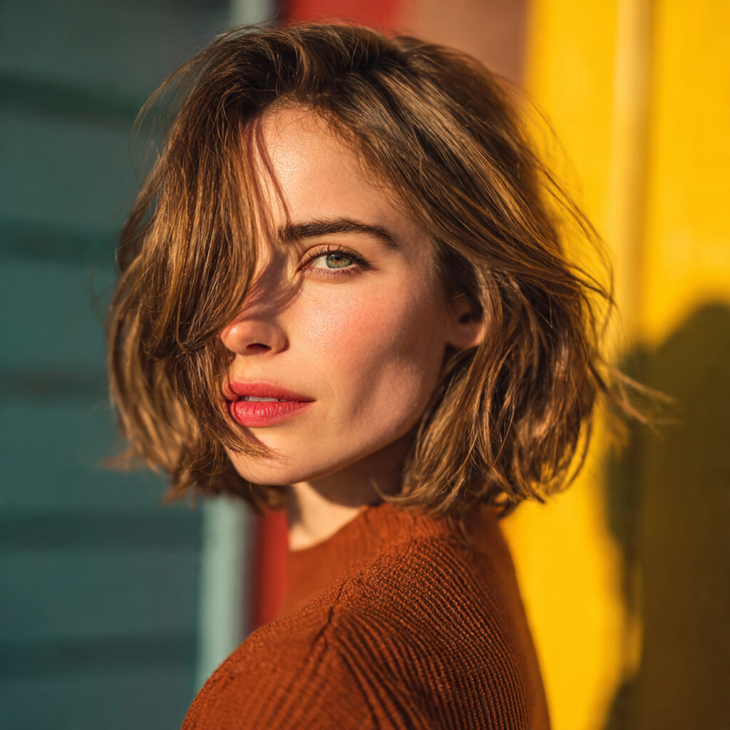 Textured Medium Length Lob Ideas