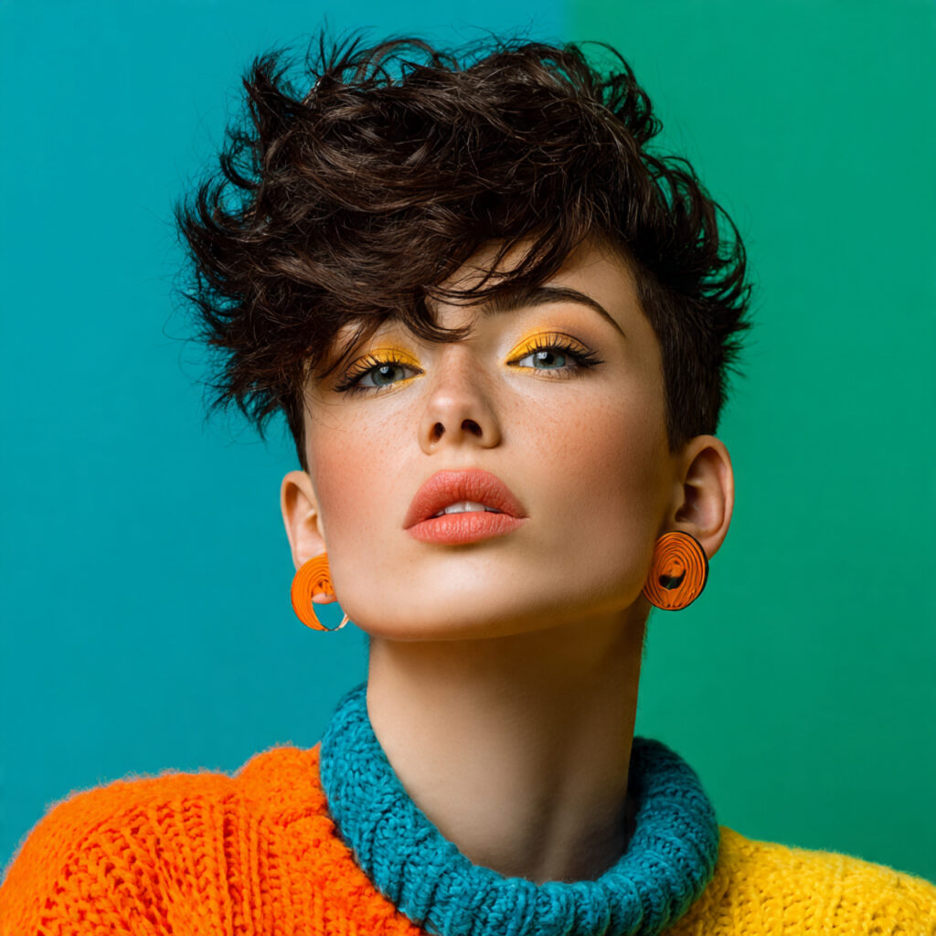 Voluminous Pixie Mullet Ideas