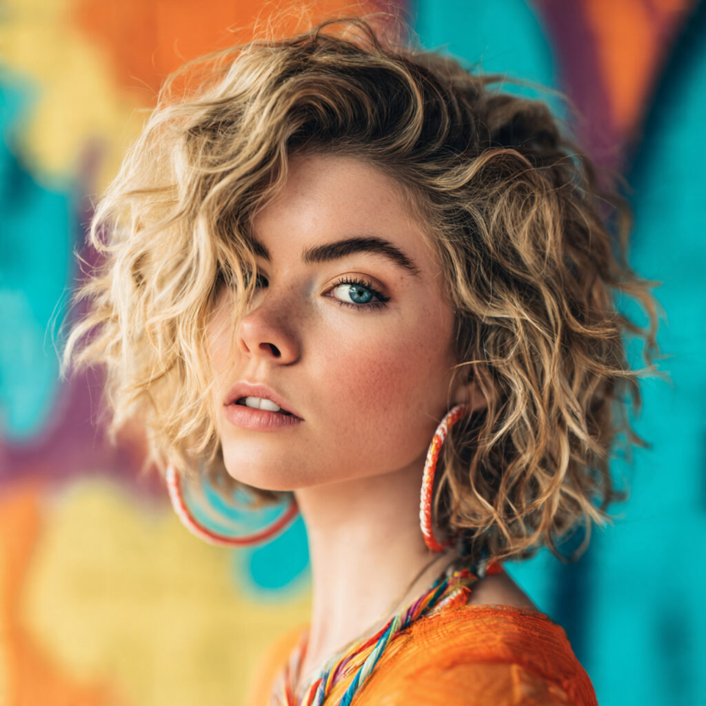 Messy textured waves idea