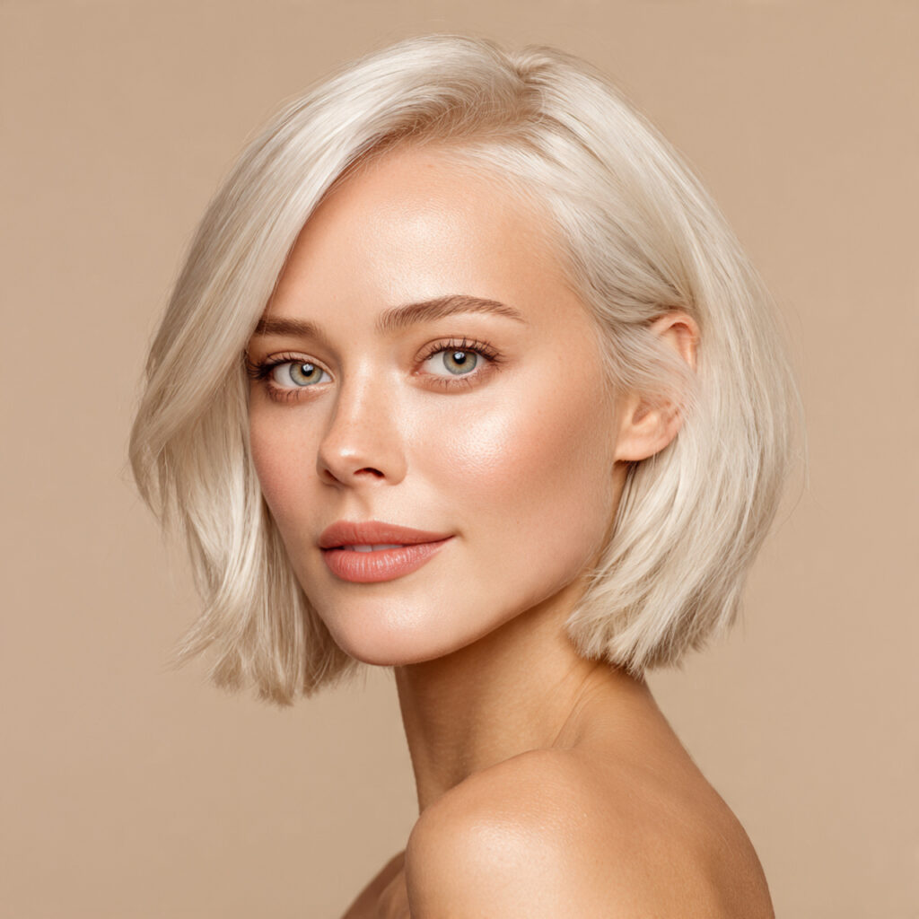 Creamy White Hair Color Ideas
