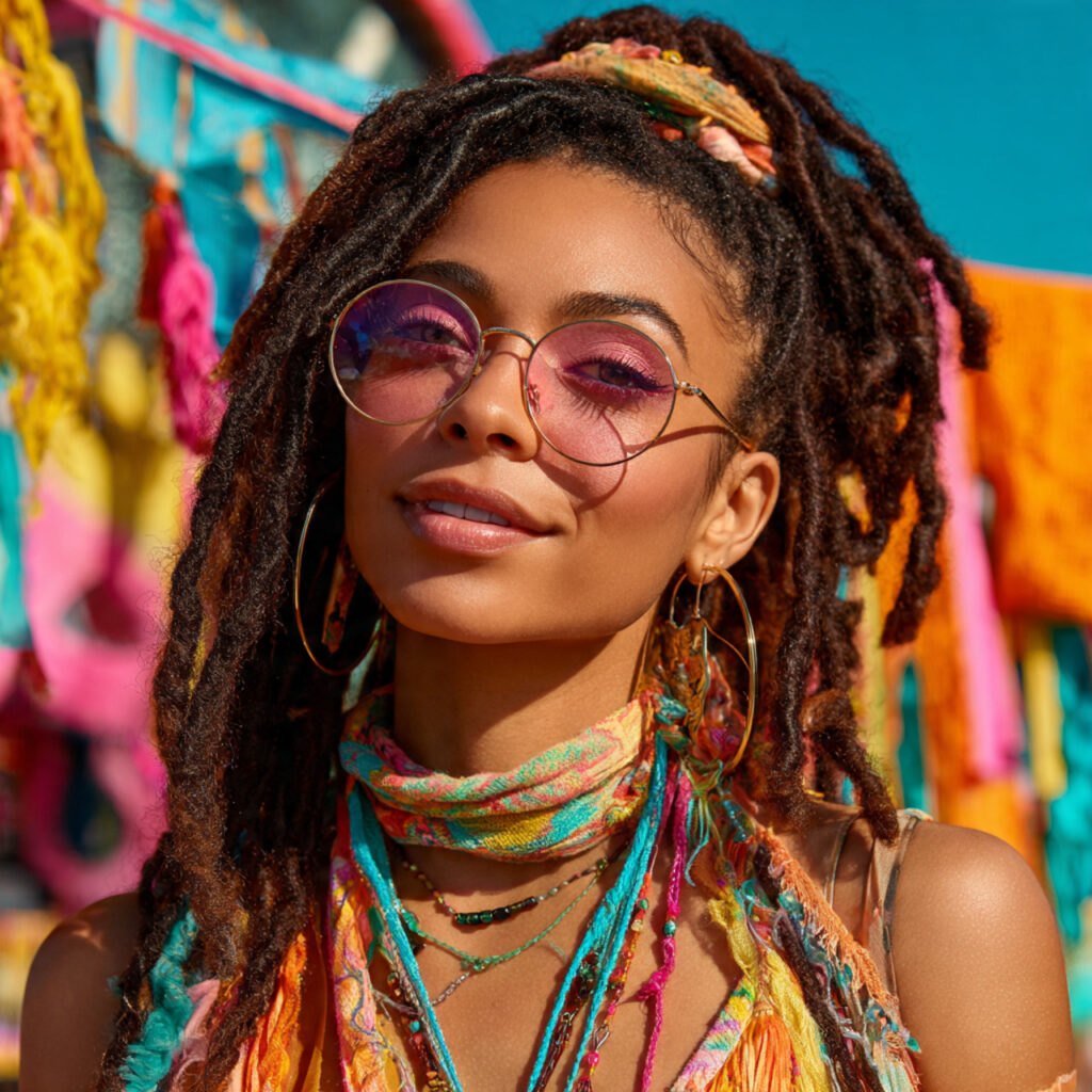Faux Locs Festival Hairstyle Ideas