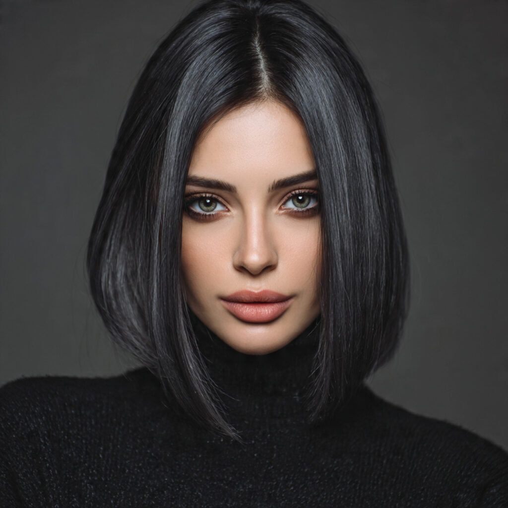 Glossy Charcoal Gray Style Idea