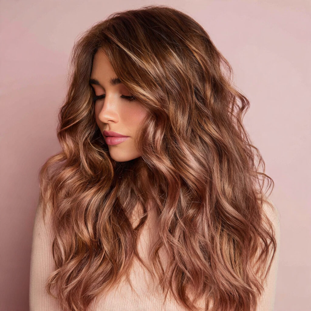 34 Romantic Valentine's Hair Color 2026 Ideas That Define Modern Romance 23 Light Blush Brown Hair Color Ideas