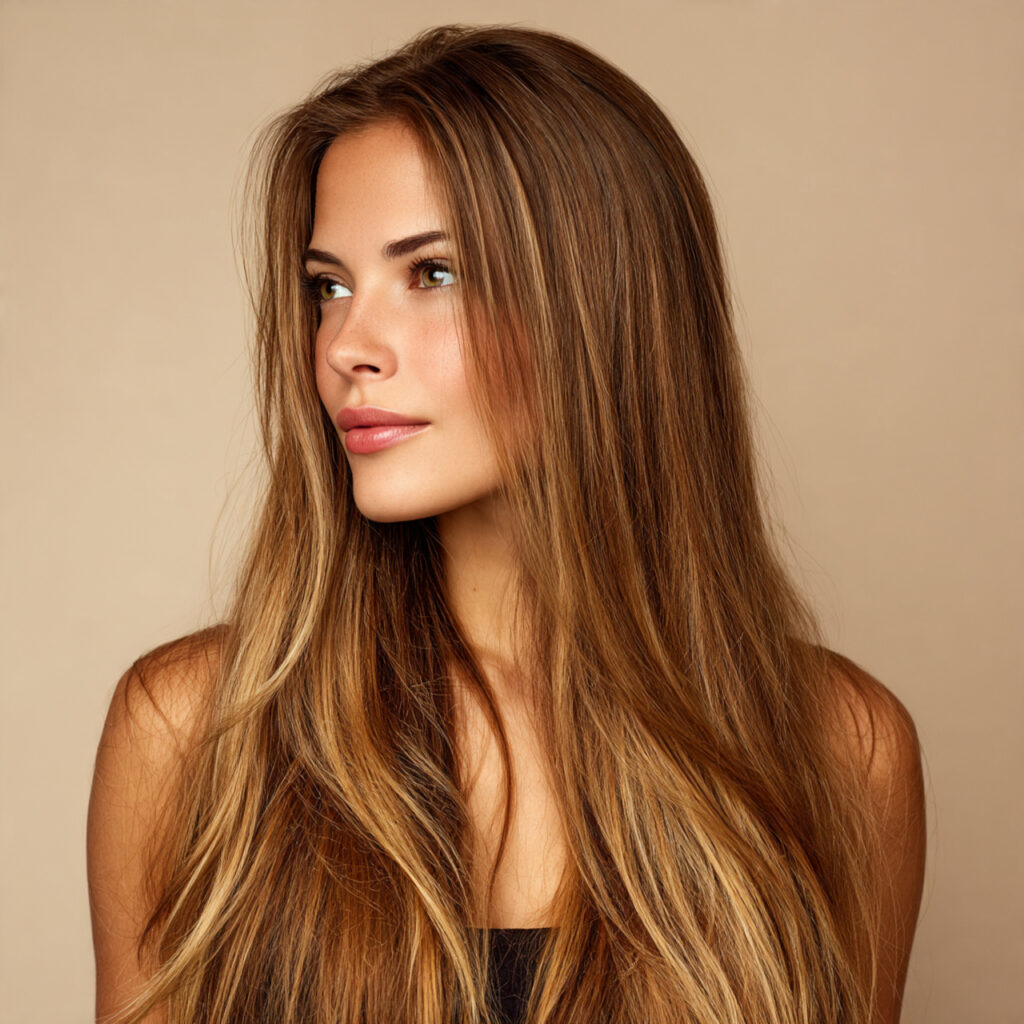 Minimalist long hair inspiration ideas