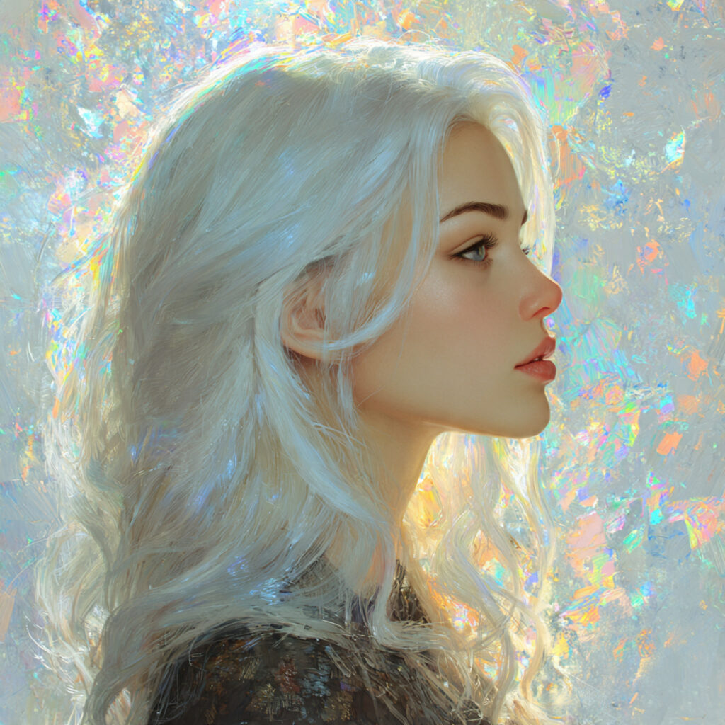 Opal White Hair Color Ideas