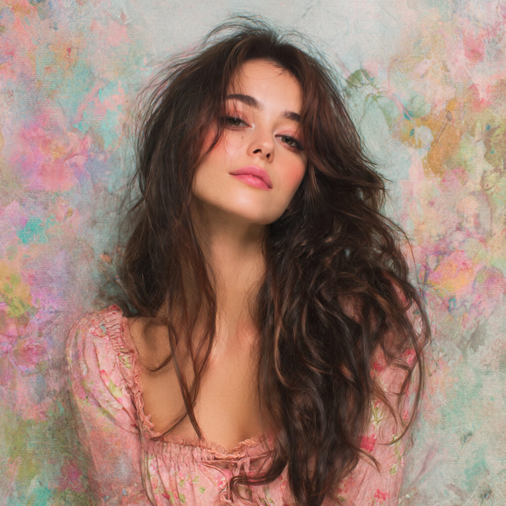 Romantic long hair inspiration ideas