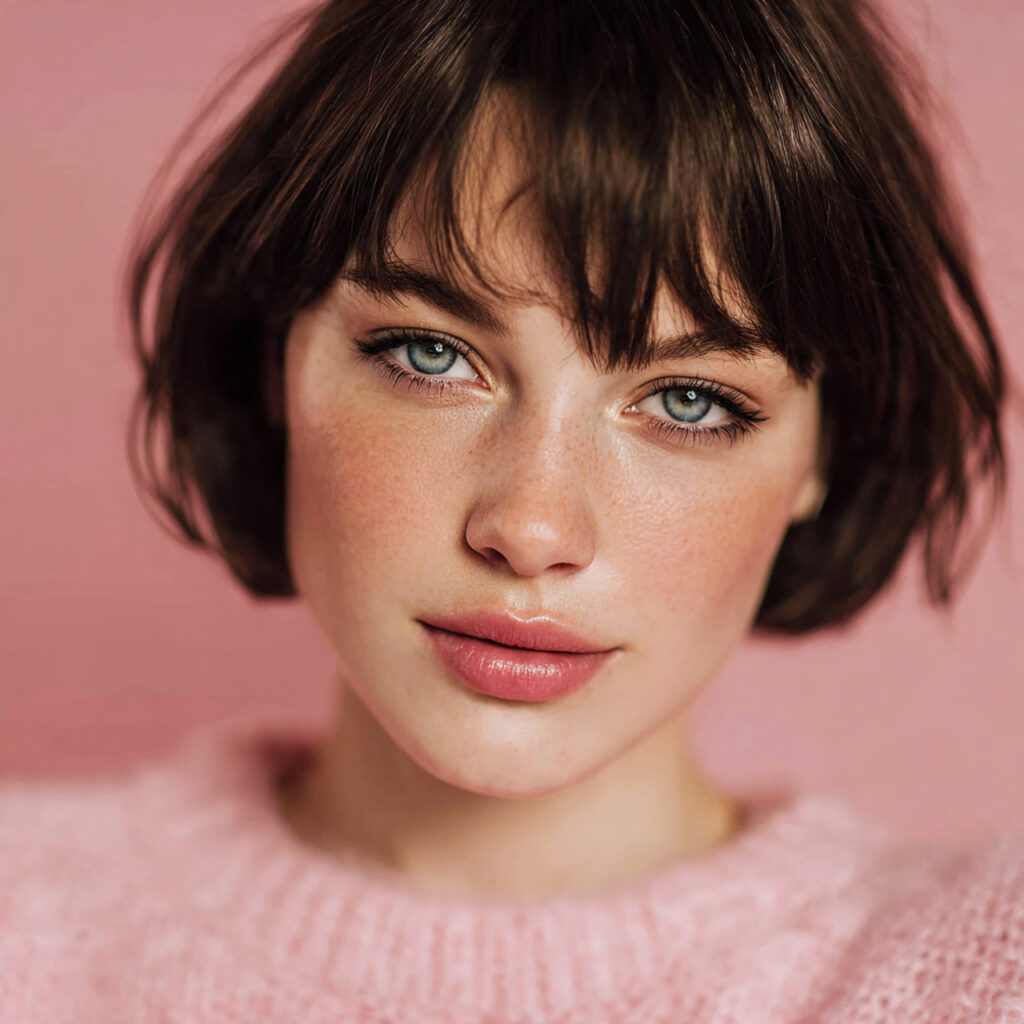 Short Hair With Soft Bangs Ideas