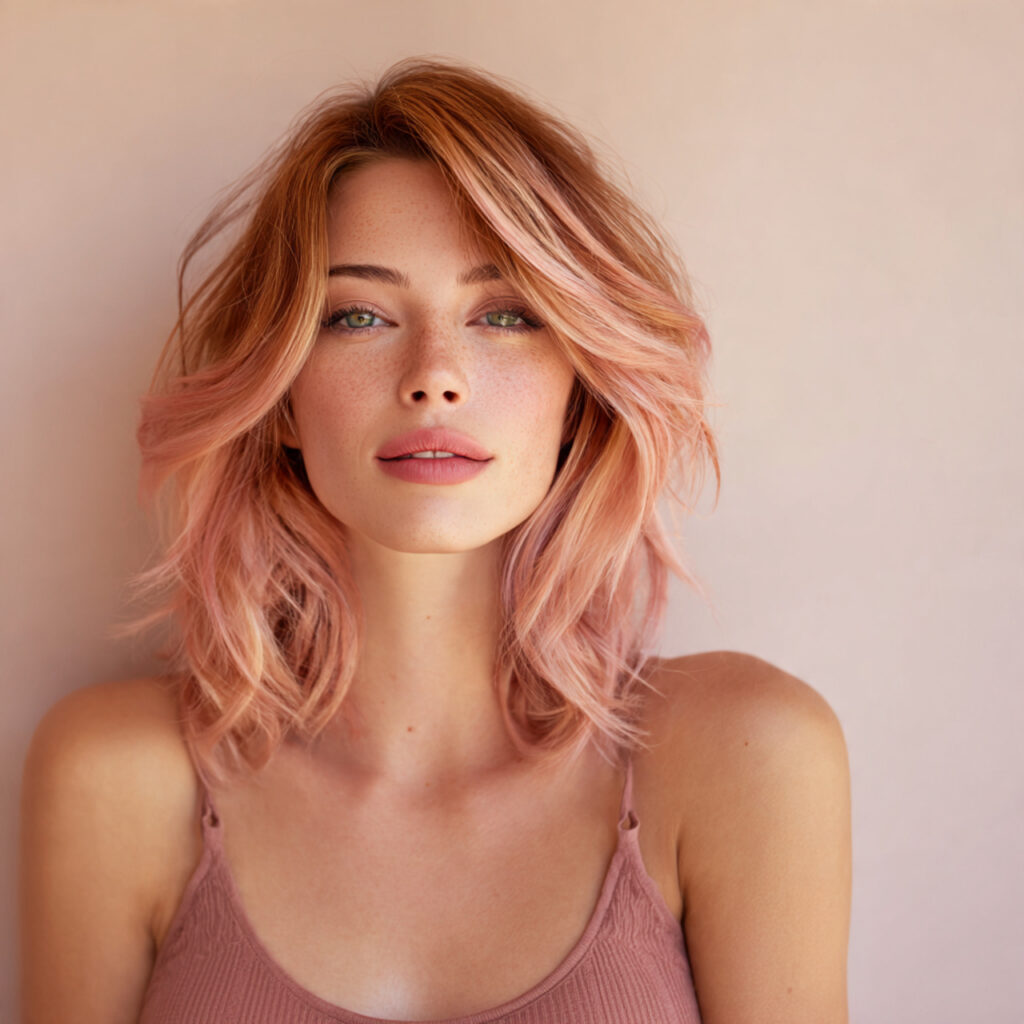 Face-Framing Pastel Highlight Ideas