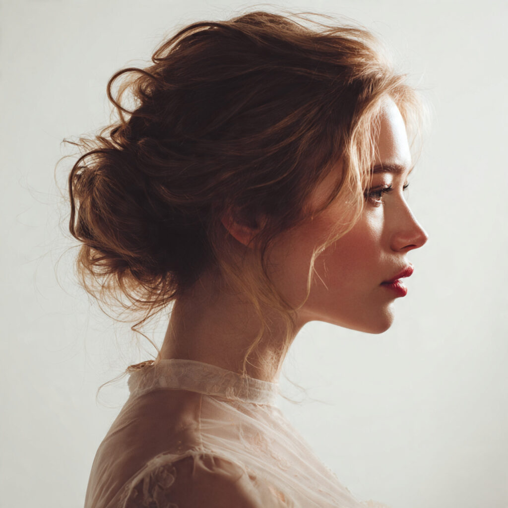 Simple Elegant Hair Styling Idea