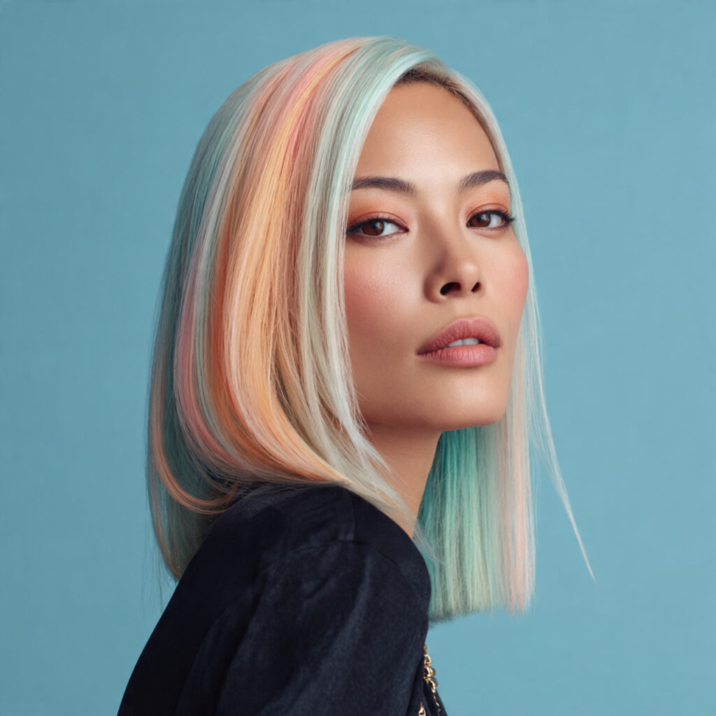 Soft Neon Pastel Highlight Ideas