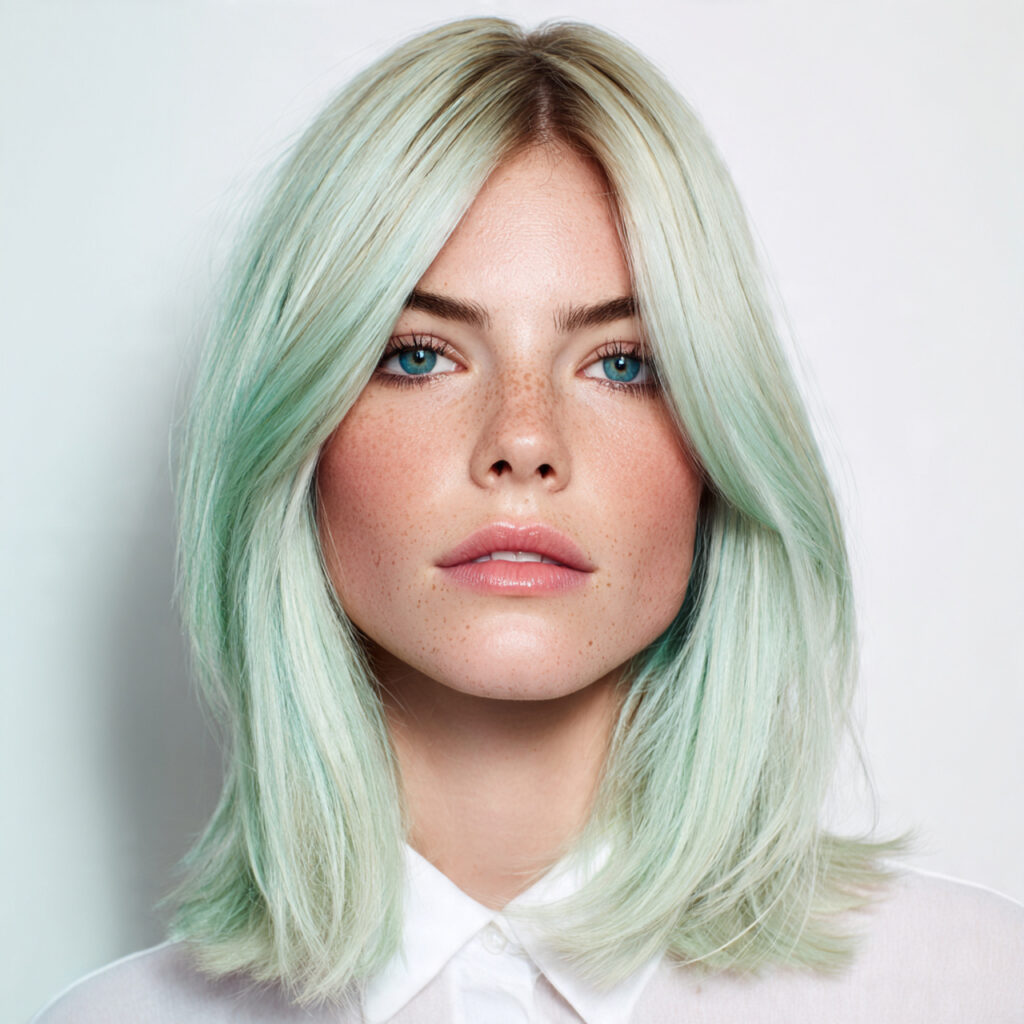 Mint Green Pastel Highlight Ideas
