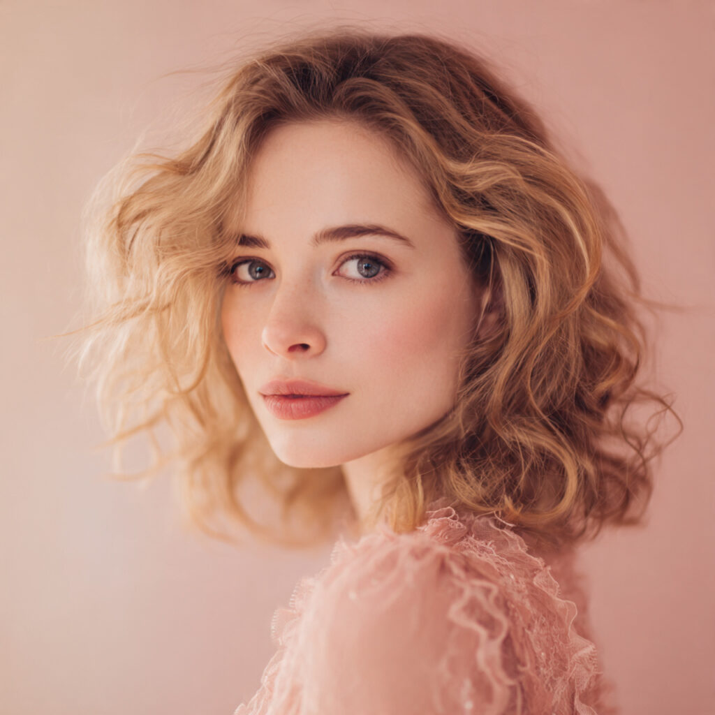 Romantic textured waves idea