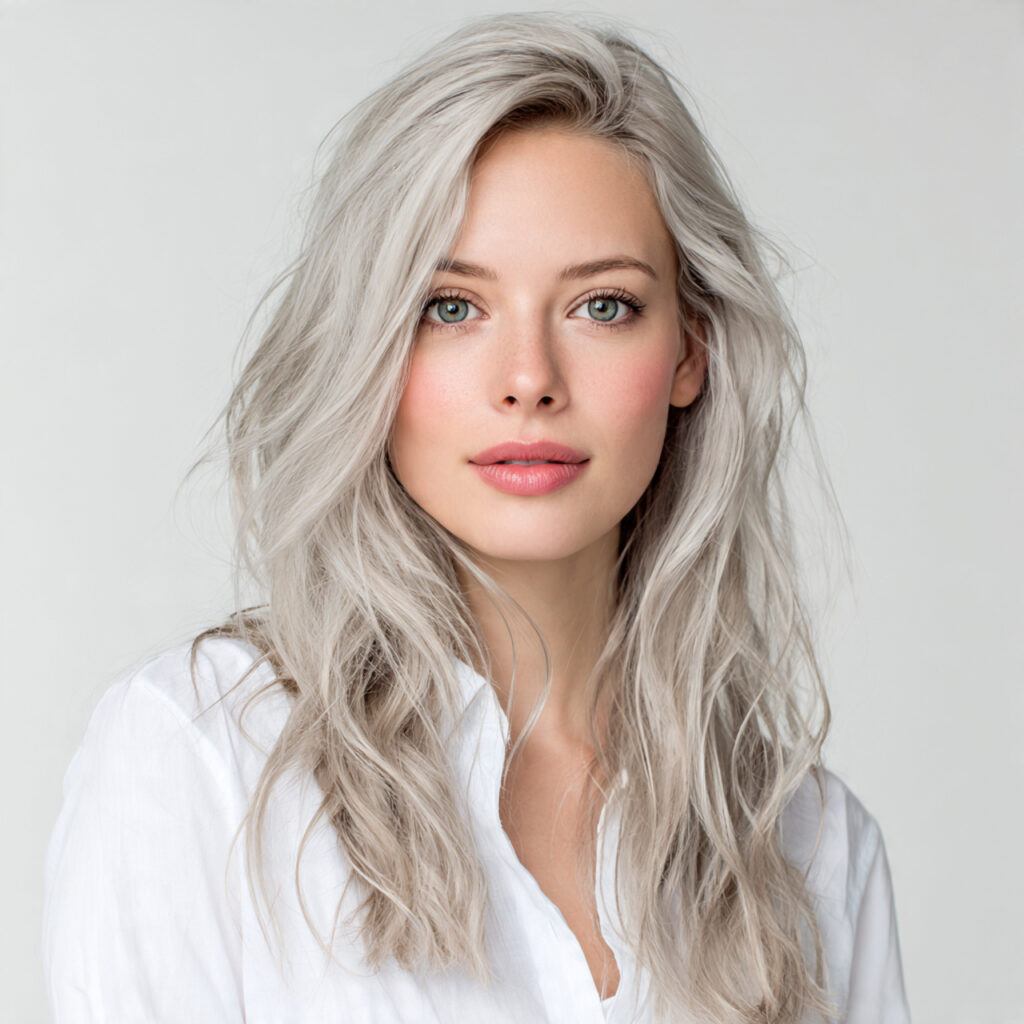 Soft Silver Waves Idea