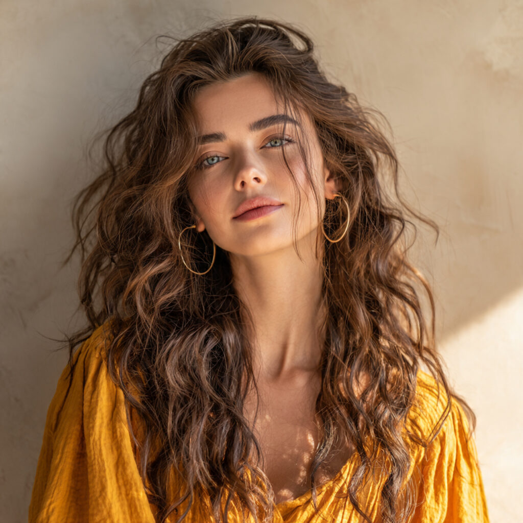 Textured long hair inspiration ideas