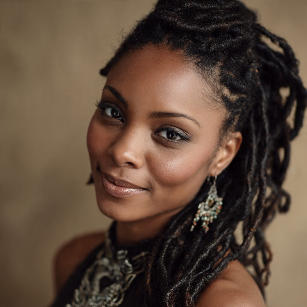 Thin Faux Locs Hairstyle Ideas