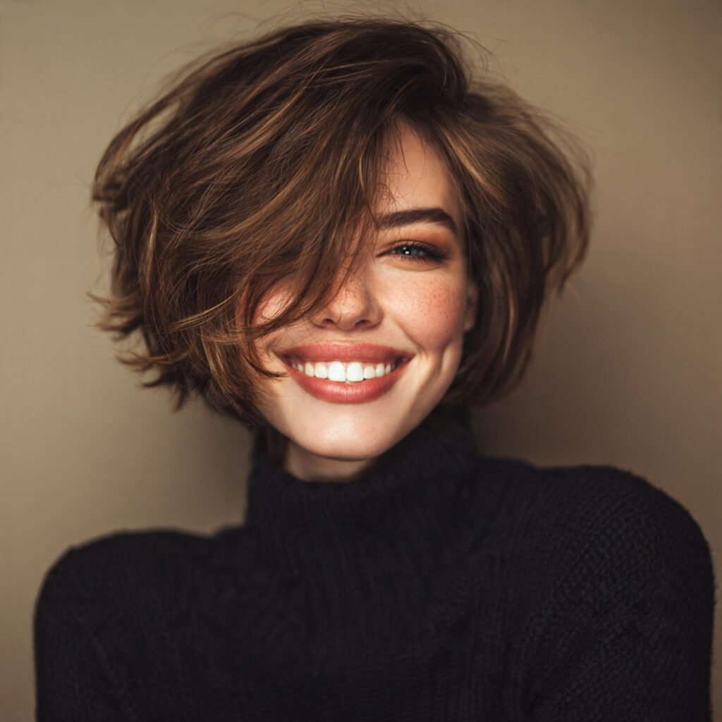 Voluminous Short Hair Ideas