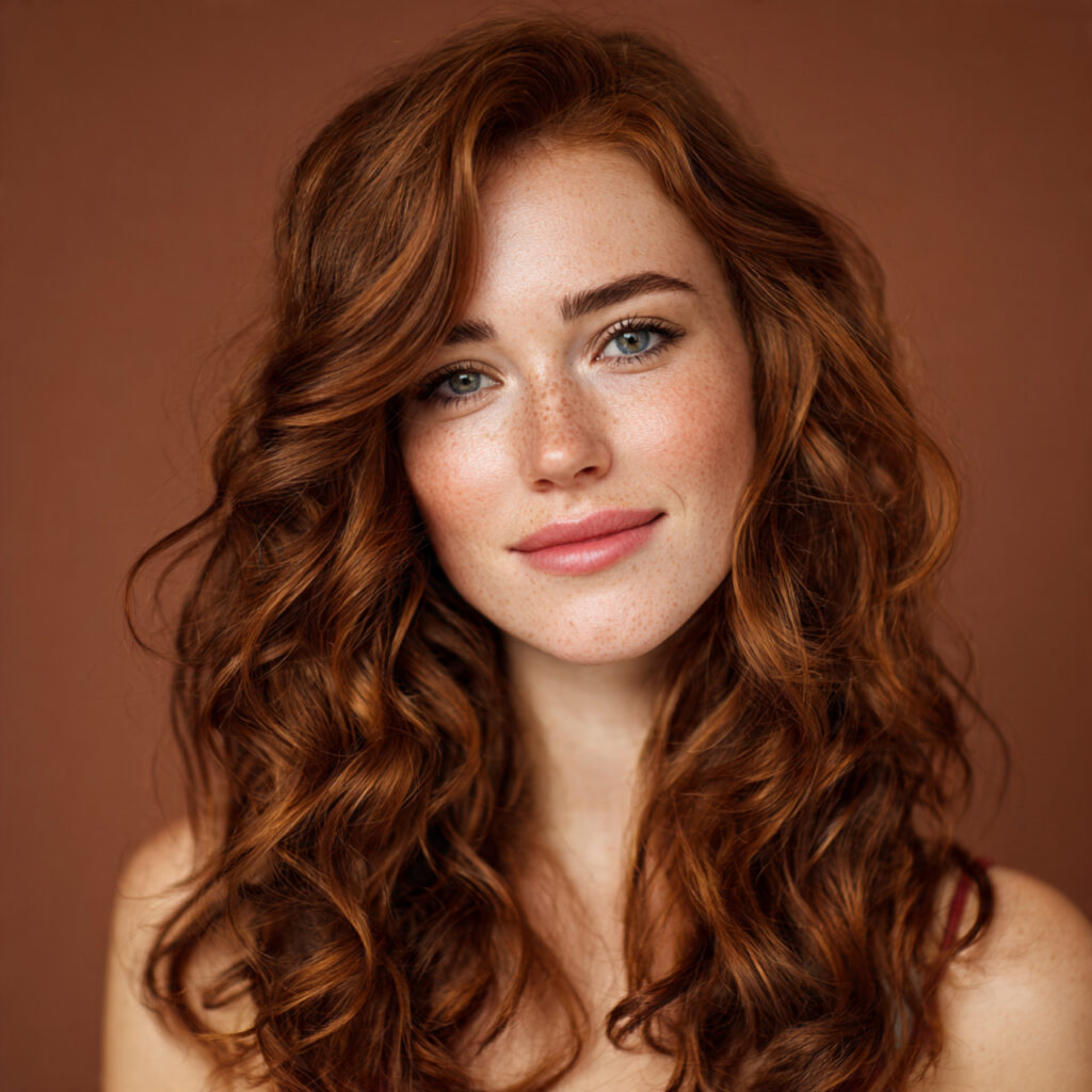 Warm Copper Hair Highlights Ideas