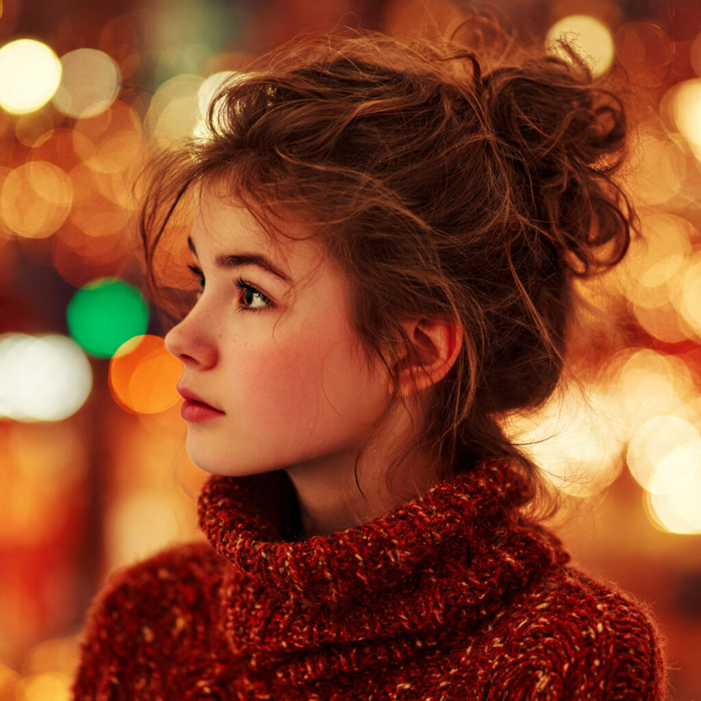 Cozy Winter Christmas Hairstyles for Kids Ideas