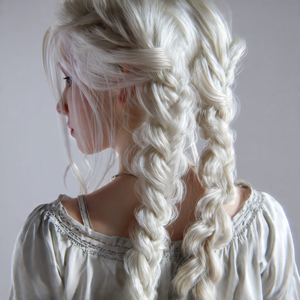Airy Boho Braids with Soft Structure