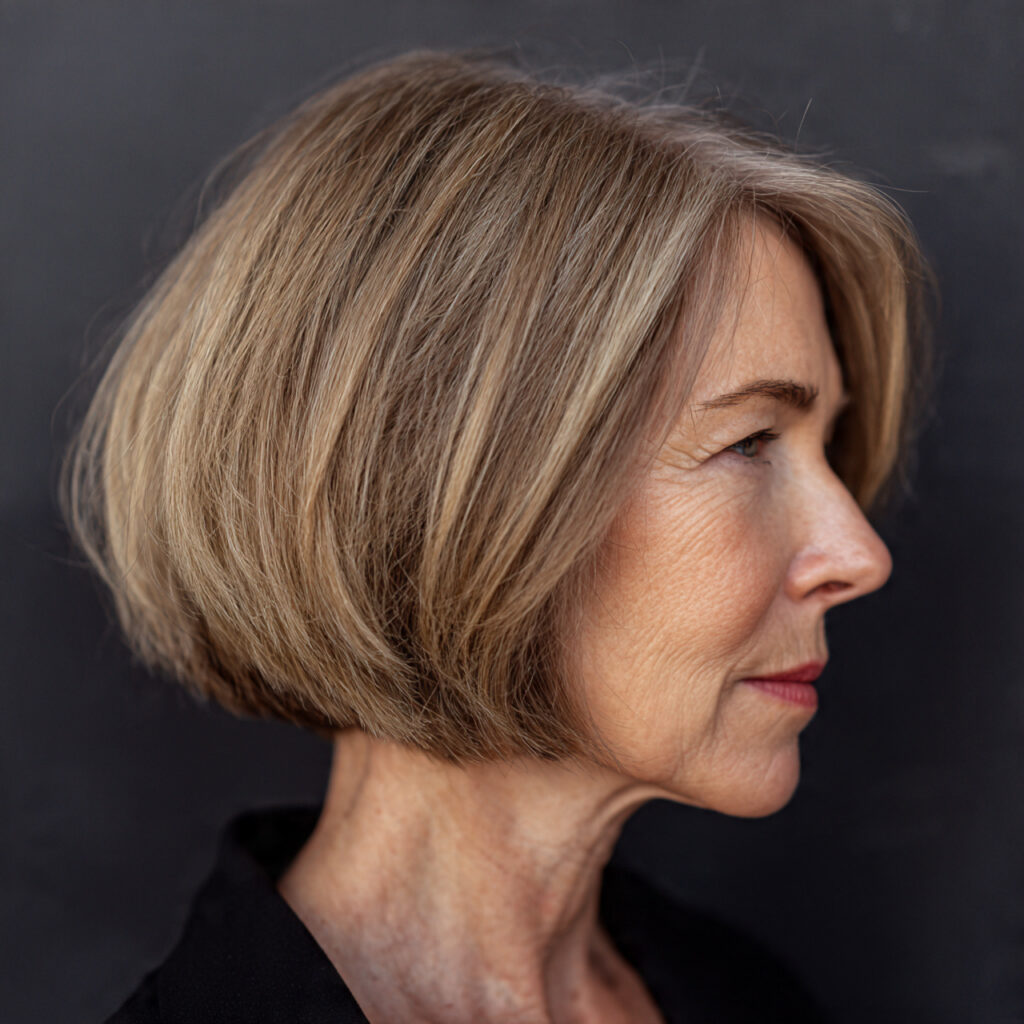 Blunt Bob Ideas for Older Women with Thin Hair