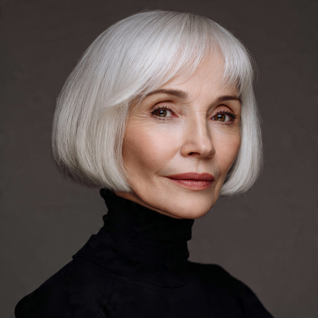 Timeless Bob Ideas for Older Women with Thin Hair