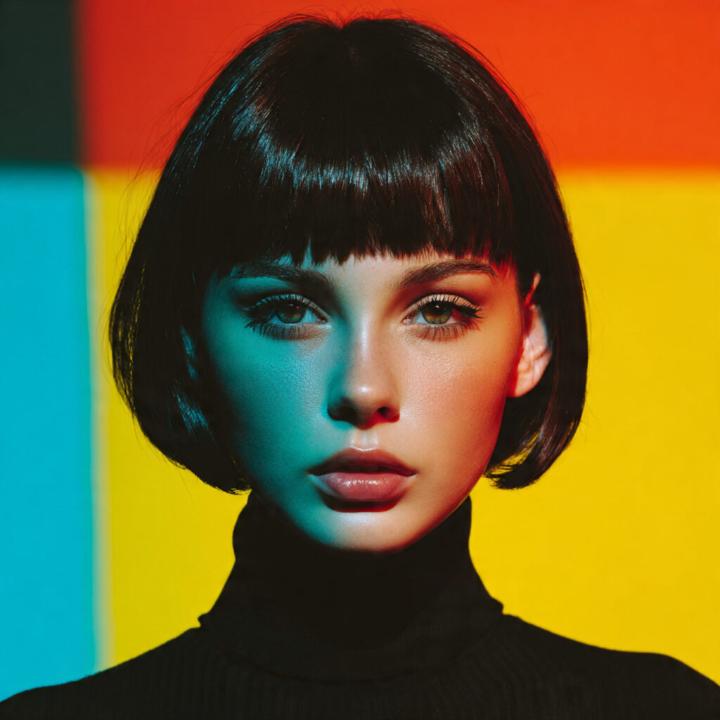 Micro Bangs Short Hair Ideas