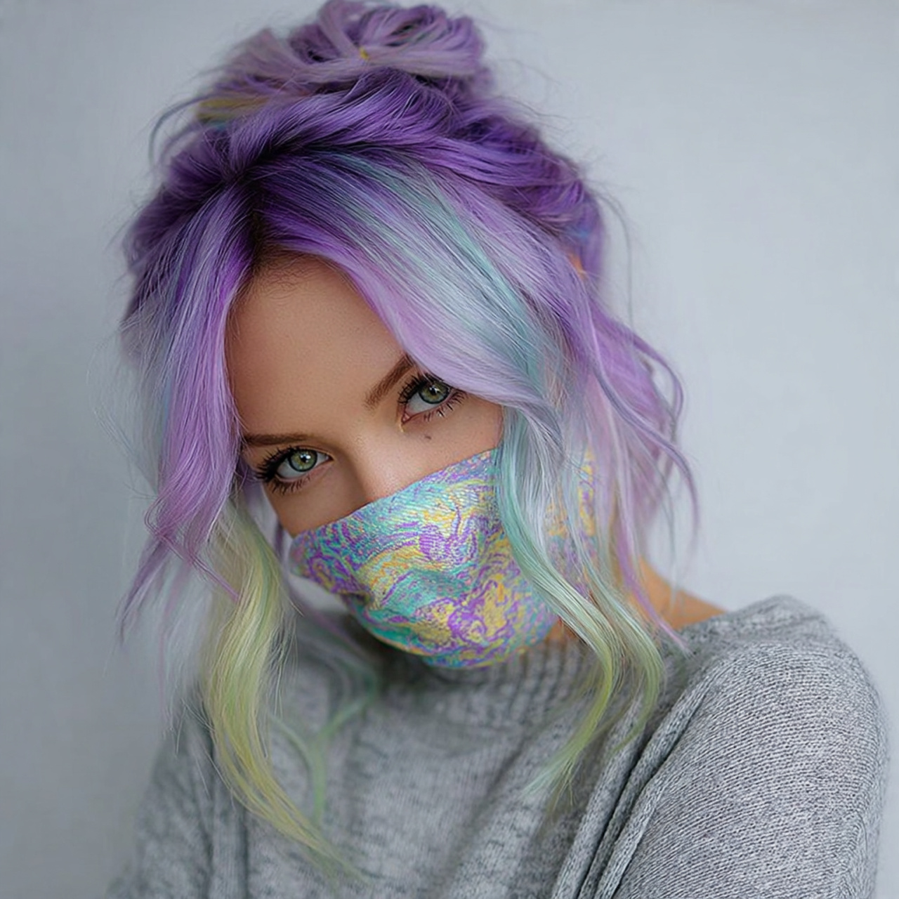 Bold pastel hair highlights 2026