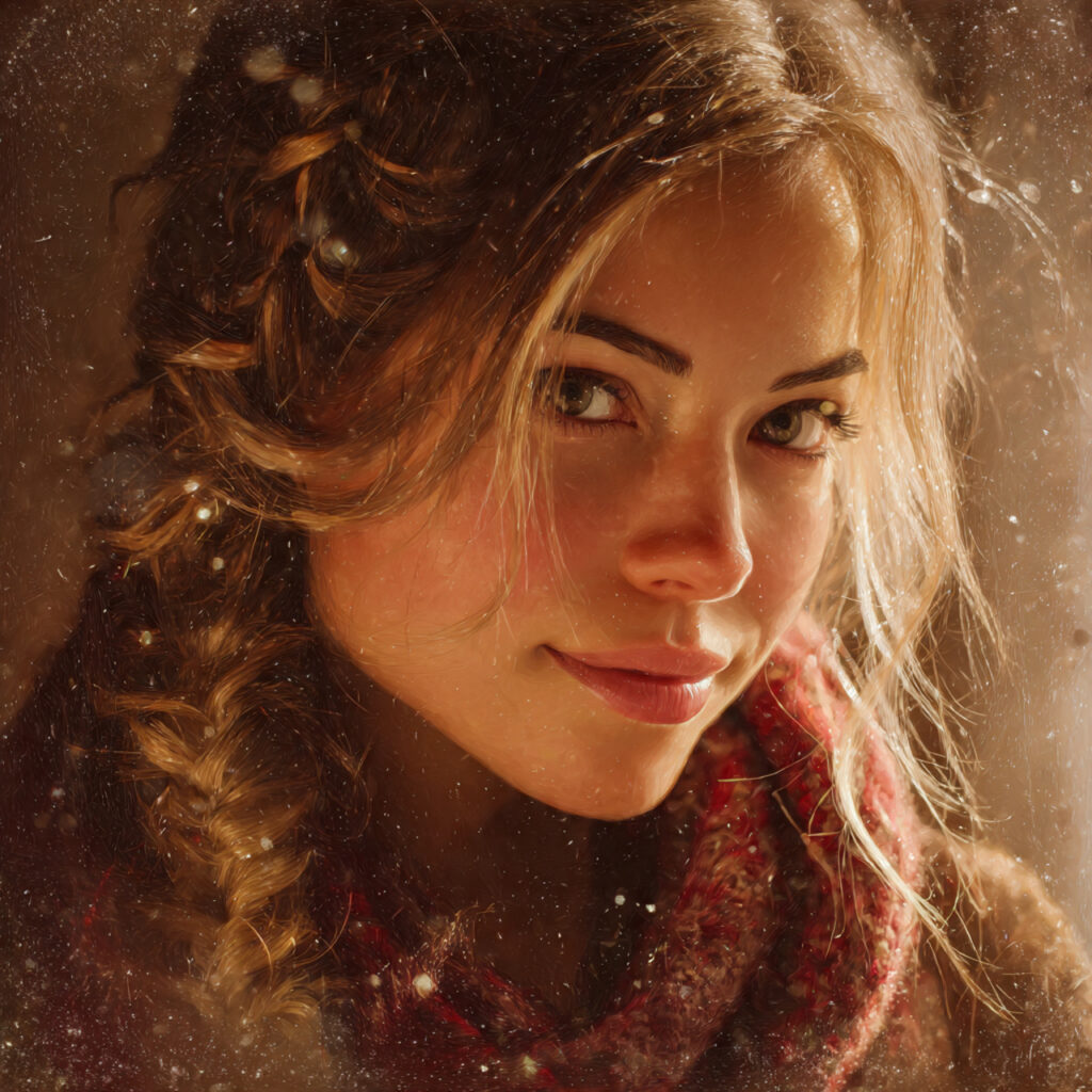 Cozy Winter Festive Hairstyle Aesthetic Ideas