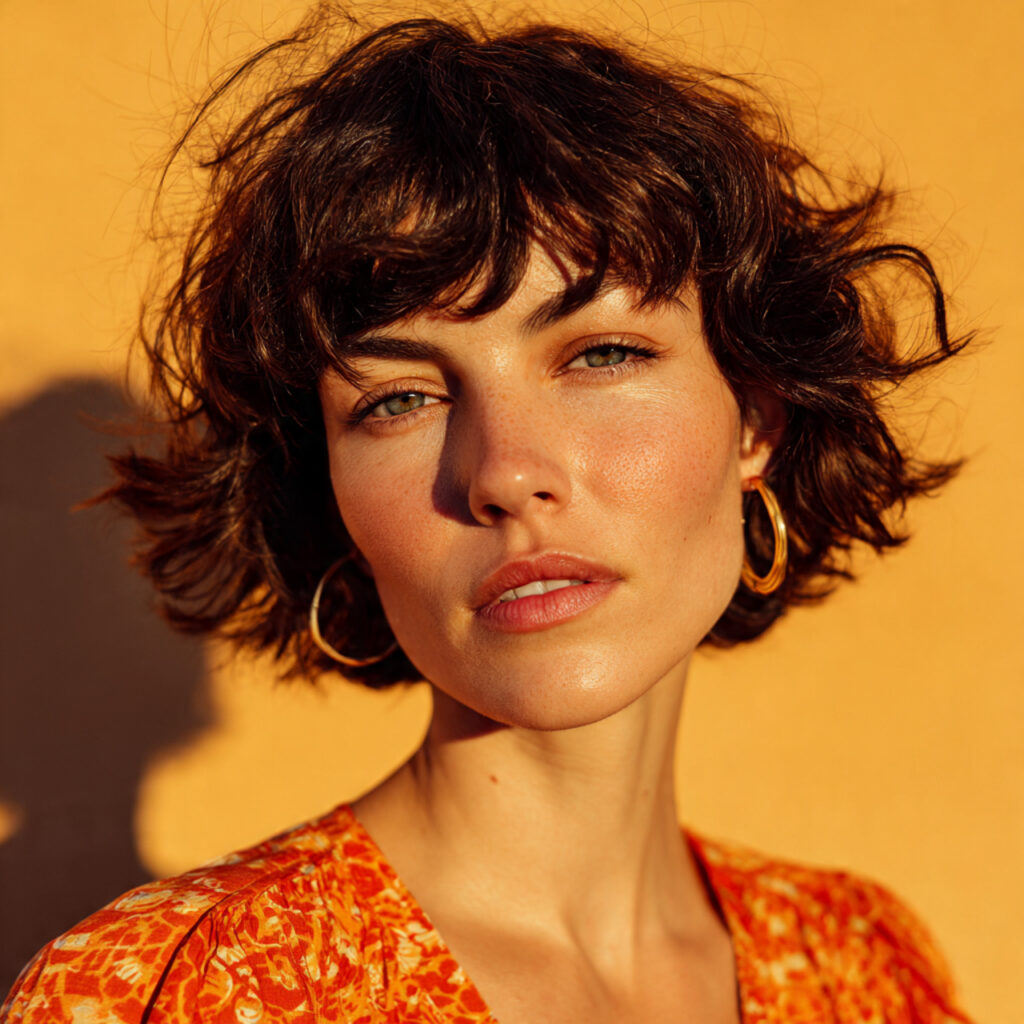 Wavy Crop Hair Ideas